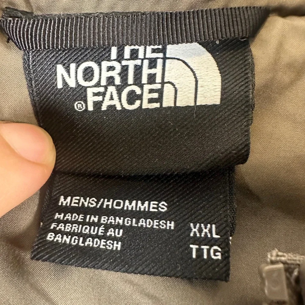 The North Face Mens Aconcagua 3 Down Puffer Jacket Taupe Green XXL NF0A84HZ